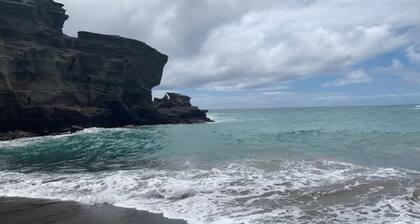 #41 Turtle Hut at Punalu`u Black Sand Beach * Most