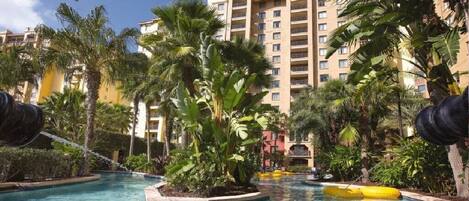 屋外プール、温水プール