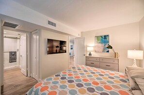 2 slaapkamers, een bureau, internet, beddengoed