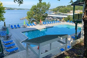 A heated pool - Pool & Boat Slips! Waterfront Lake Ozark Condo (Lake Ozark)