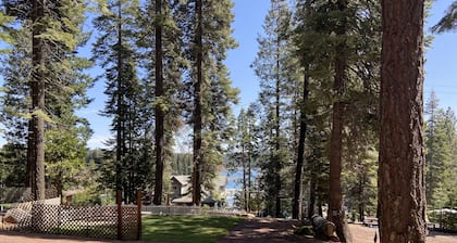 House with 6 rooms each with private bath across street from lake!