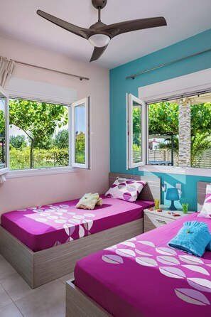 3 habitaciones, caja de seguridad en la habitación y insonorización