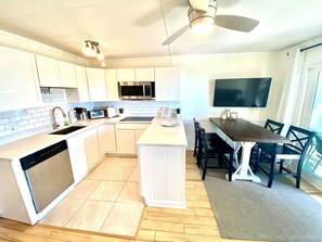 Fridge, microwave, stovetop, dishwasher - 2nd Floor Oceanfront Beach Condo w/Community Pool & 1000ft Fishing Pier! (Isle Of Palms)