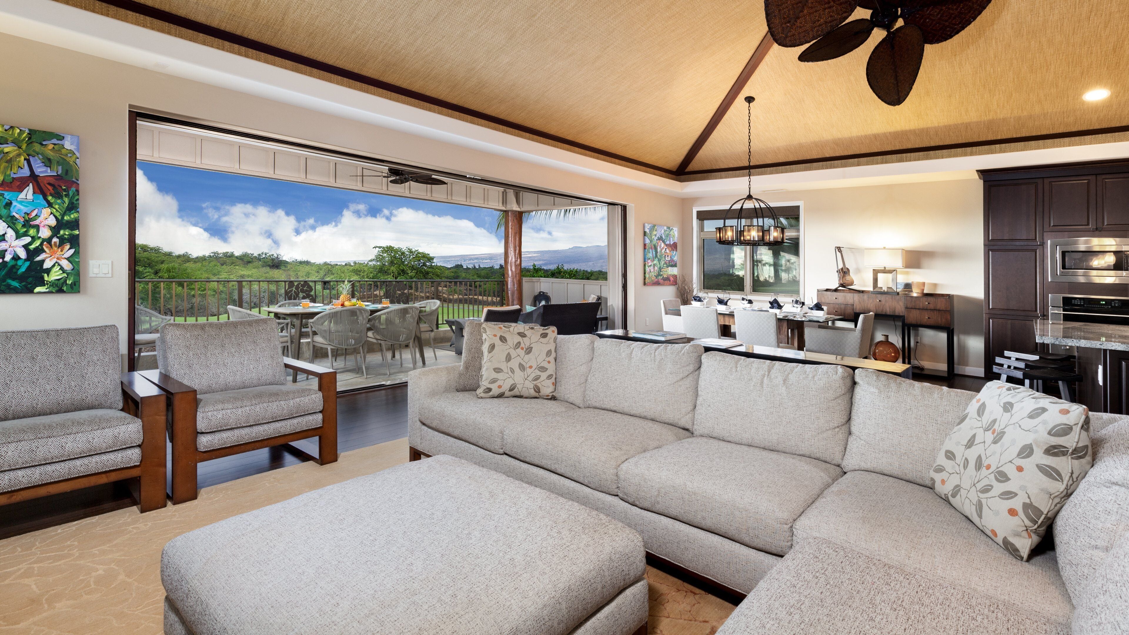 TV, books, music library, stereo