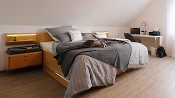 2 bedrooms, iron/ironing board, free WiFi, bed sheets