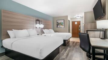 Habitación estándar, 2 camas Queen size, para no fumadores | 1 habitación, sábanas de algodón egipcio y ropa de cama de alta calidad