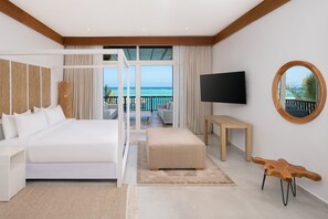 Presidential-Villa, 5 Schlafzimmer, Meerblick (Balcony) | Bettwäsche aus ägyptischer Baumwolle, hochwertige Bettwaren