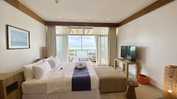 Presidential Five Bedroom Villa | Egyptian cotton sheets, premium bedding, Select Comfort beds, minibar