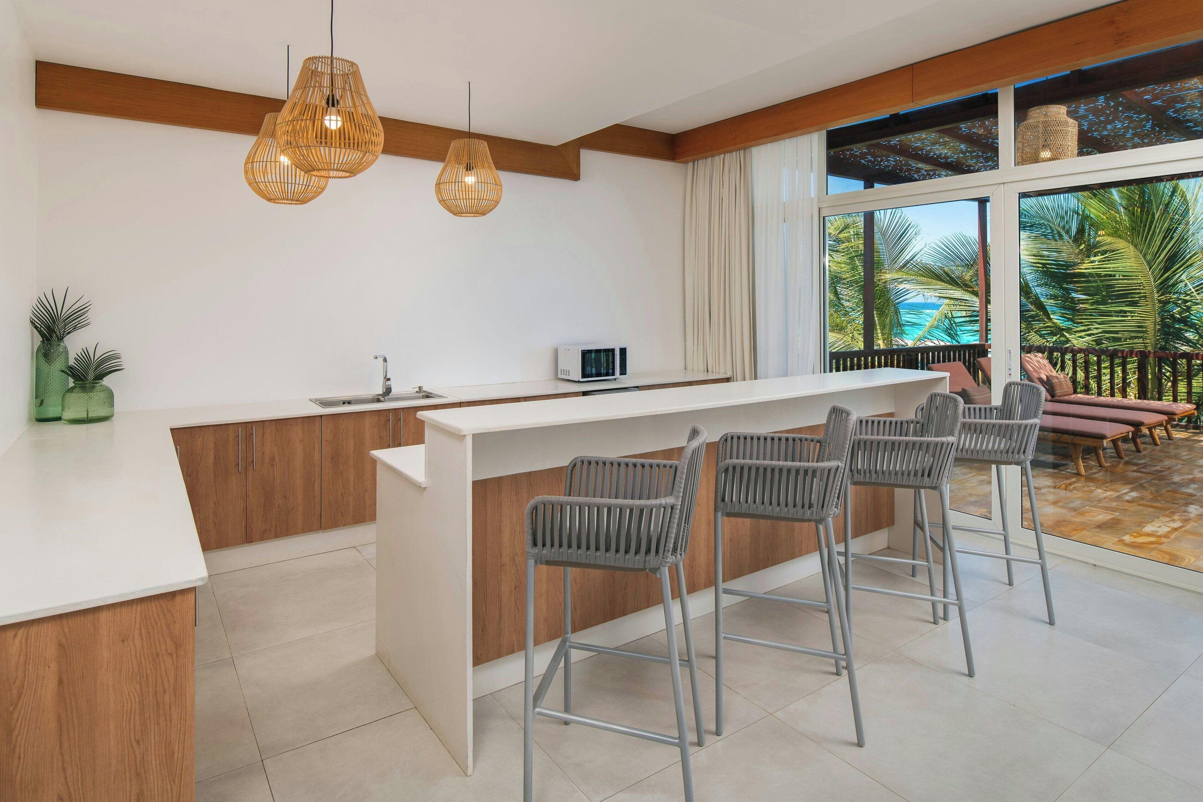 presidential villa, 5 bedrooms, non smoking, ocean view (balcony) | private kitchen | coffee/tea maker, electric kettle