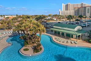 A heated pool - Experience luxury in this 3-bedroom oceanfront condo in Panama City Beach. (Panama City Beach)