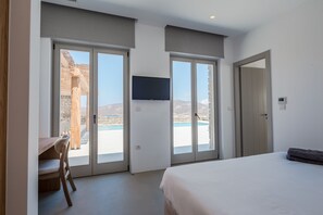 Svit - 2 sovrum - privat pool (ANAIS) | Ljudisolering, strykjärn/strykbräda, gratis wi-fi och sängkläder