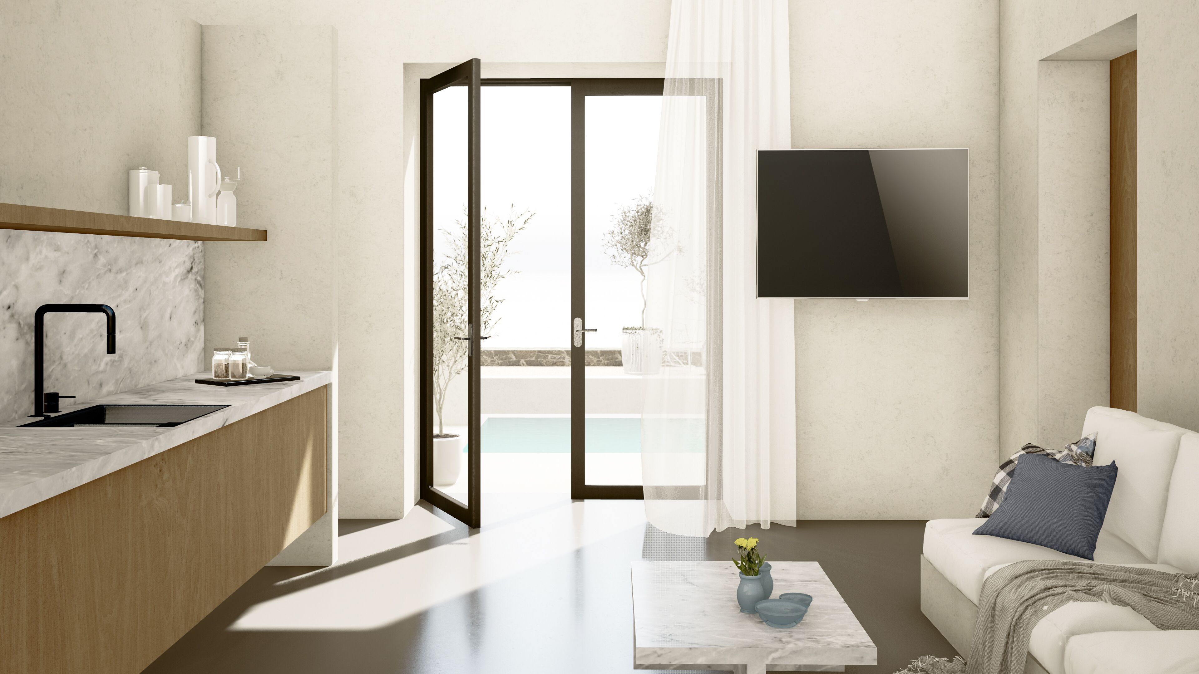 Suite, 2 Bedrooms, Private Pool (AELLA) | View from room