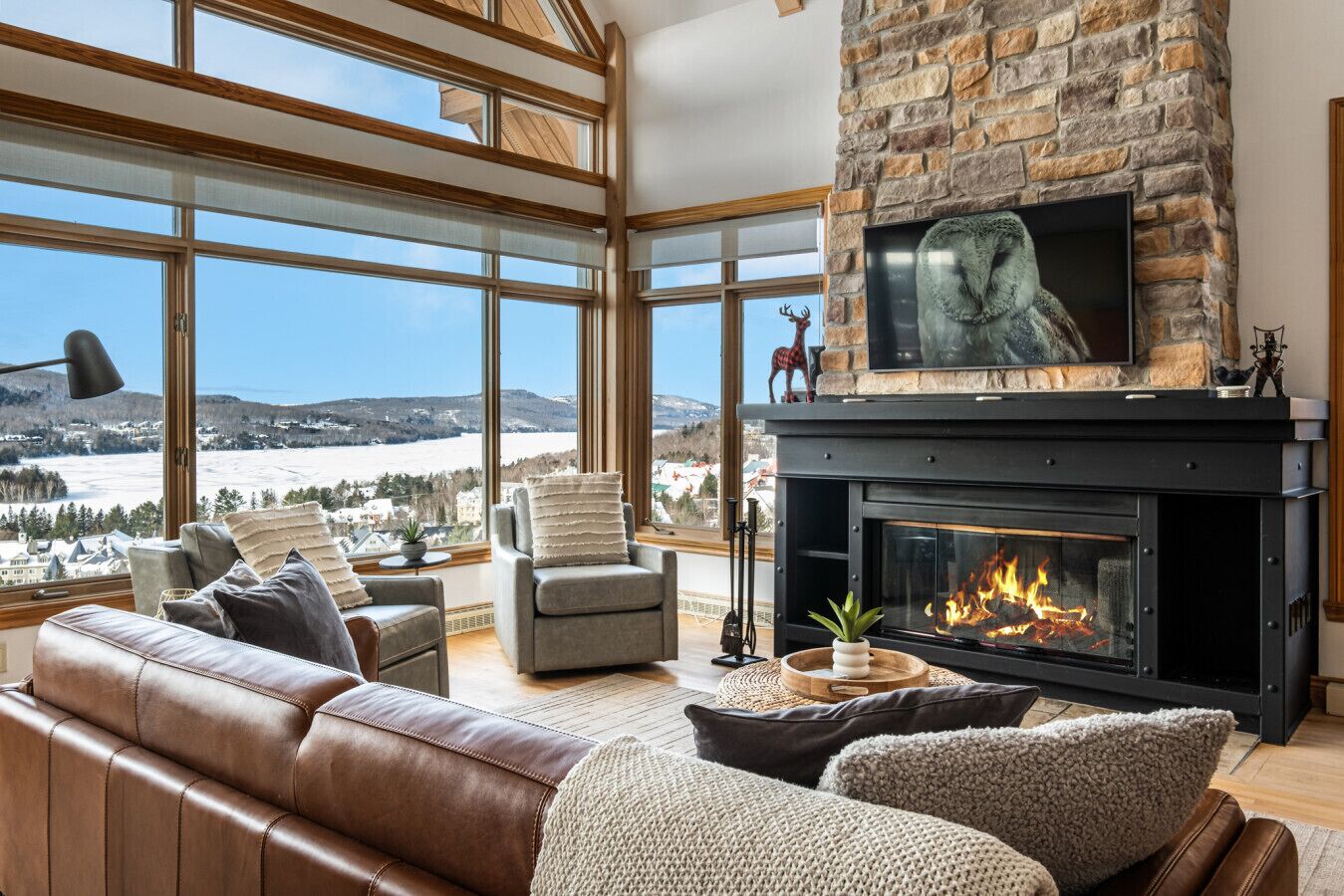 Téléviseur connecté, foyer, chaîne audio