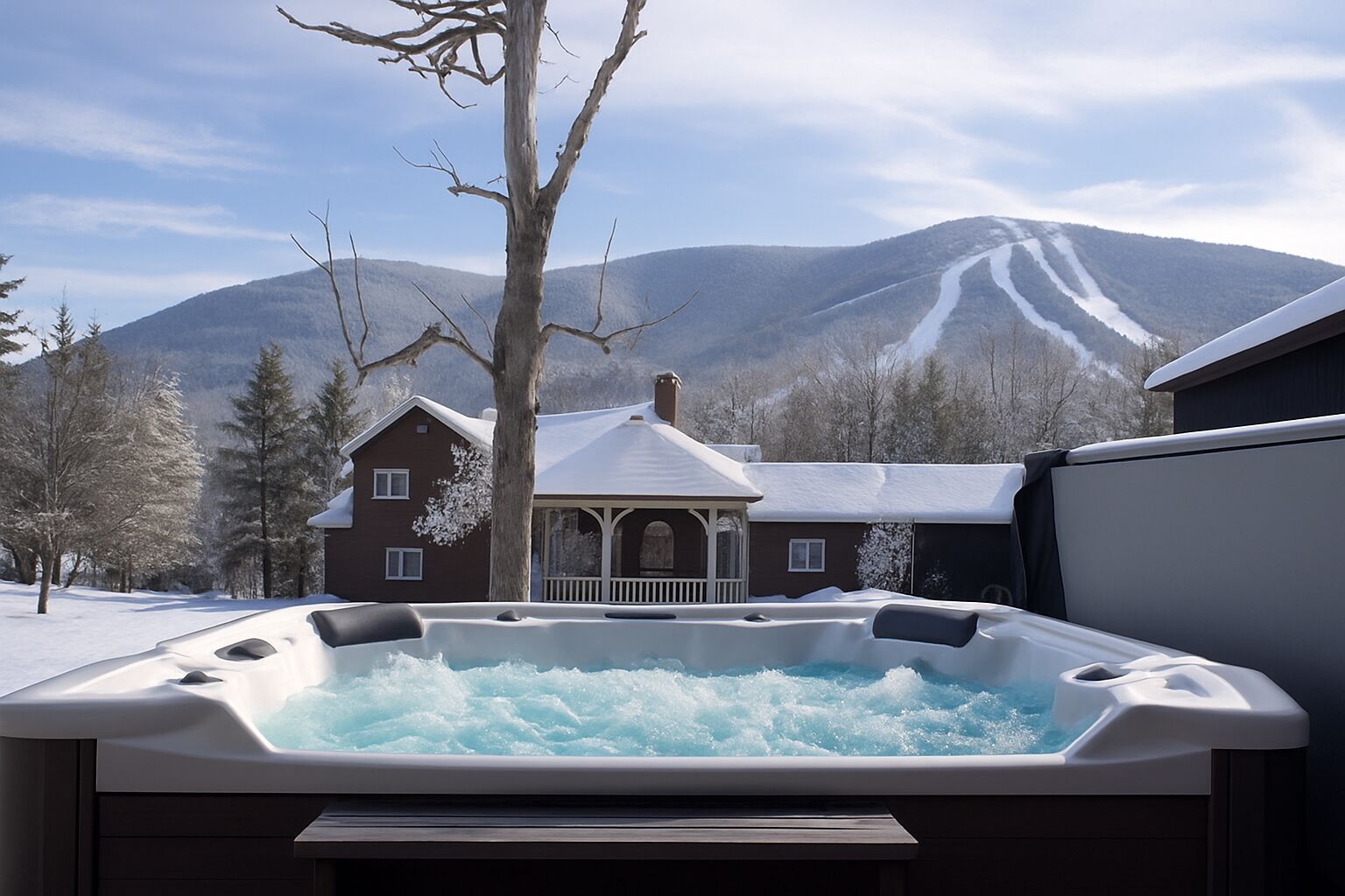 Bain à remous extérieur