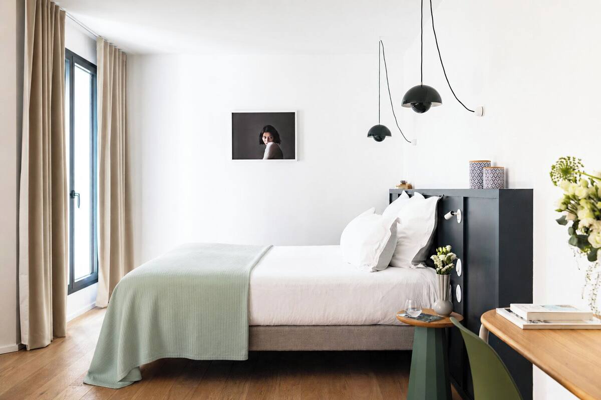 Suite junior, vista al océano | Ropa de cama de alta calidad y artículos del minibar gratis 