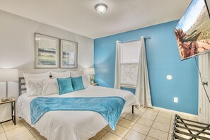 2 bedrooms, iron/ironing board, free WiFi, bed sheets