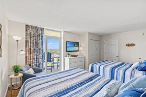 1 bedroom, free WiFi, bed sheets - Bay Watch Resort 1641 - Great Ocean Views - 1 Bedroom Condo - Awesome Amenities (North Myrtle Beach)