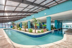 Condo (Landmark Resort 1008) | Pool | Indoor pool, outdoor pool - Landmark Resort 1008 (Myrtle Beach)
