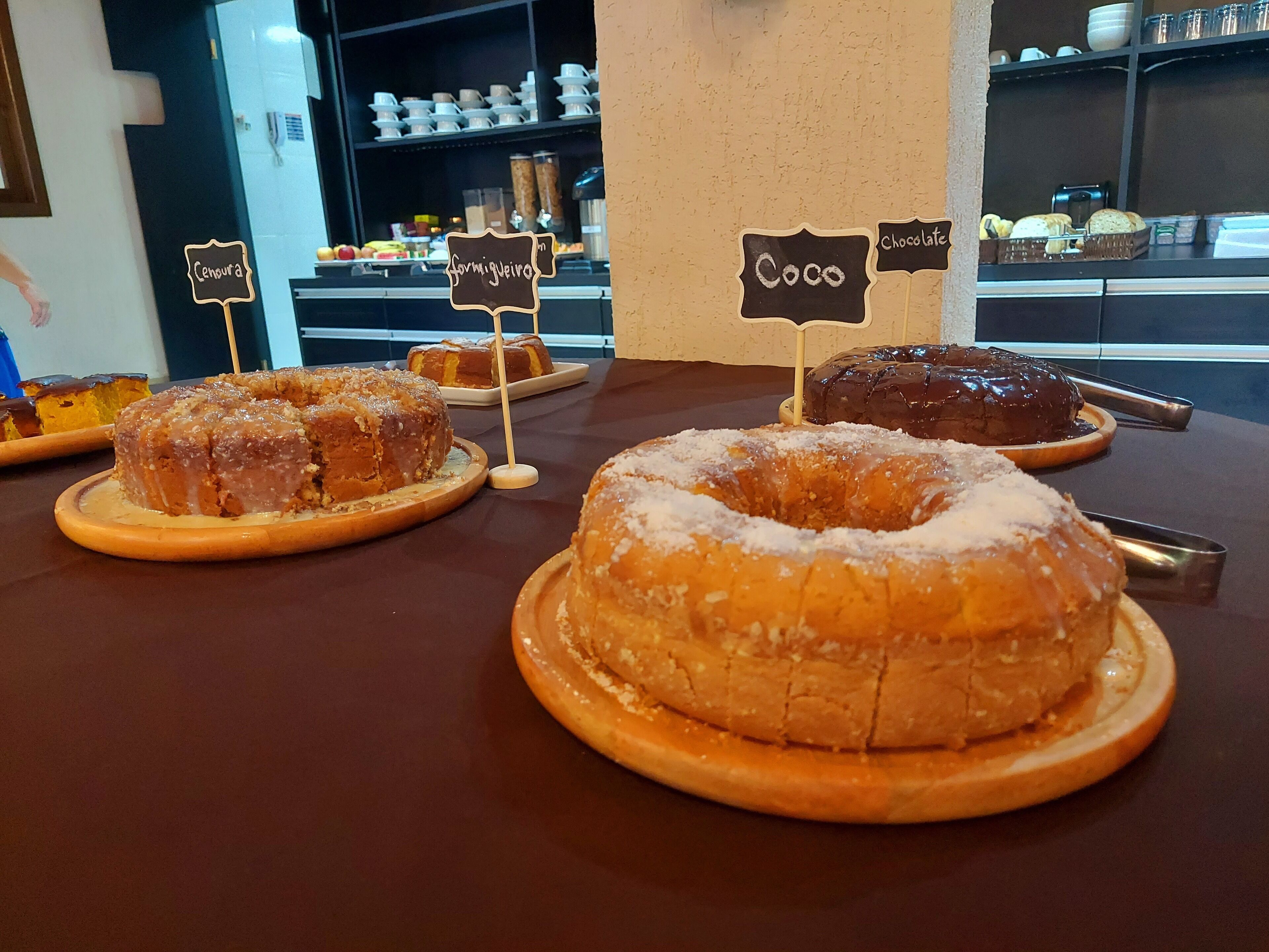뷔페 아침 식사