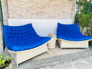 Terrace/patio - Cabanes des Anges Guest House (La Digue)