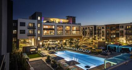 Modern Silicon Valley Condos with Rooftop Lounge and Pool