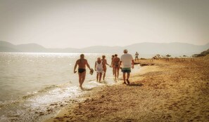 On the beach