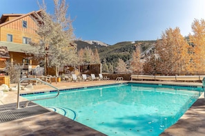 Outdoor pool, a heated pool - No MGMT Fees! Renovated 2 Bdrm in River Run! (Keystone)
