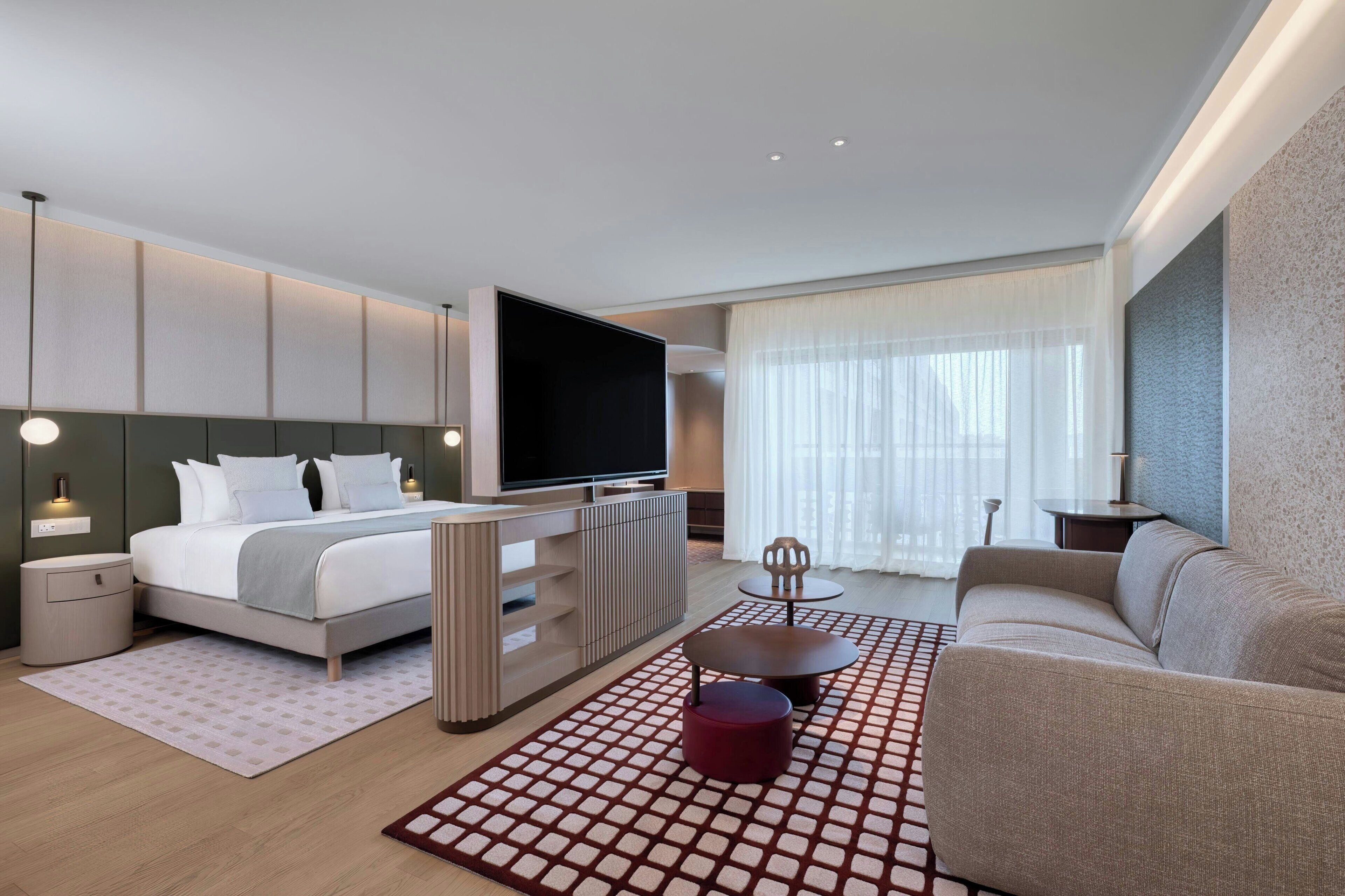 Suite Junior, 1 kamar tidur, Bebas Asap Rokok, balkon