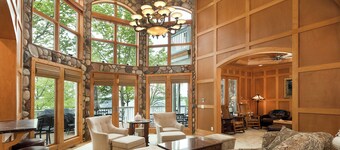 One-of-a-Kind Lakefront Torch Lake Lodge - 4 Floors of Luxury