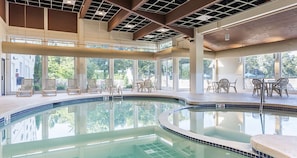 Indoor pool, outdoor pool