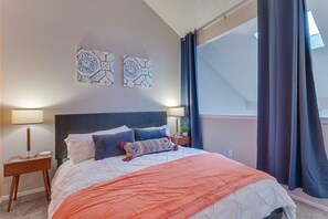 1 habitación, tabla de planchar con plancha y wifi 