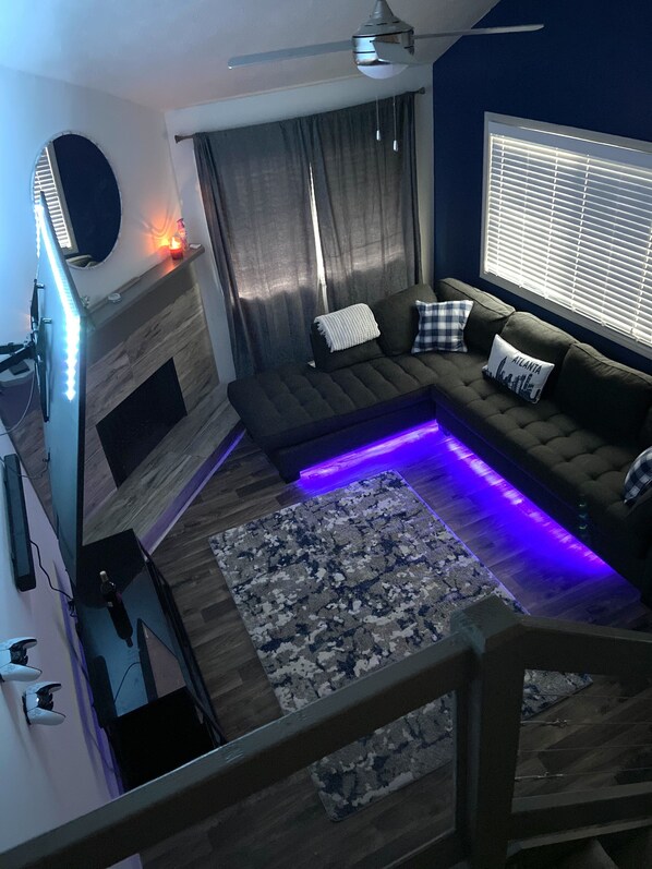 Smart TV, video games, stereo