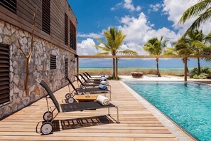 Una piscina riscaldata