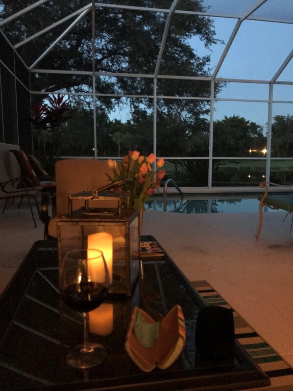 Indoor pool, a heated pool