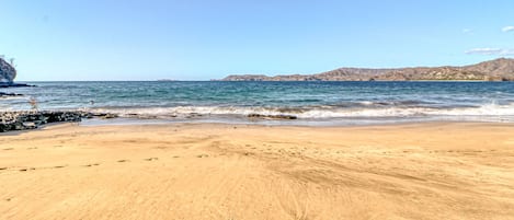 On the beach