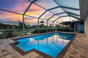 Una piscina climatizada