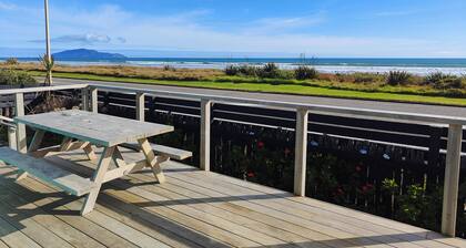 Beachfront with stunning views of Kapiti Island