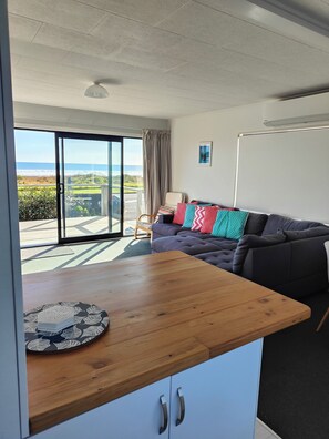 Smart TV, books, stereo - Beachfront with stunning views of Kapiti Island (Otaki Beach)