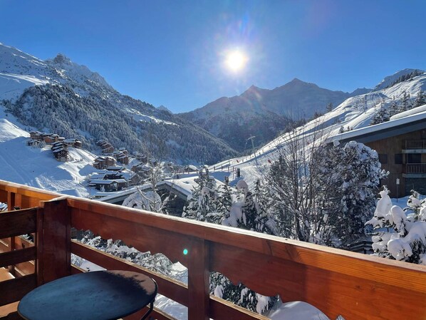 Property grounds - Charming top-floor apt, pets allowed, sleeps 6 (Méribel)