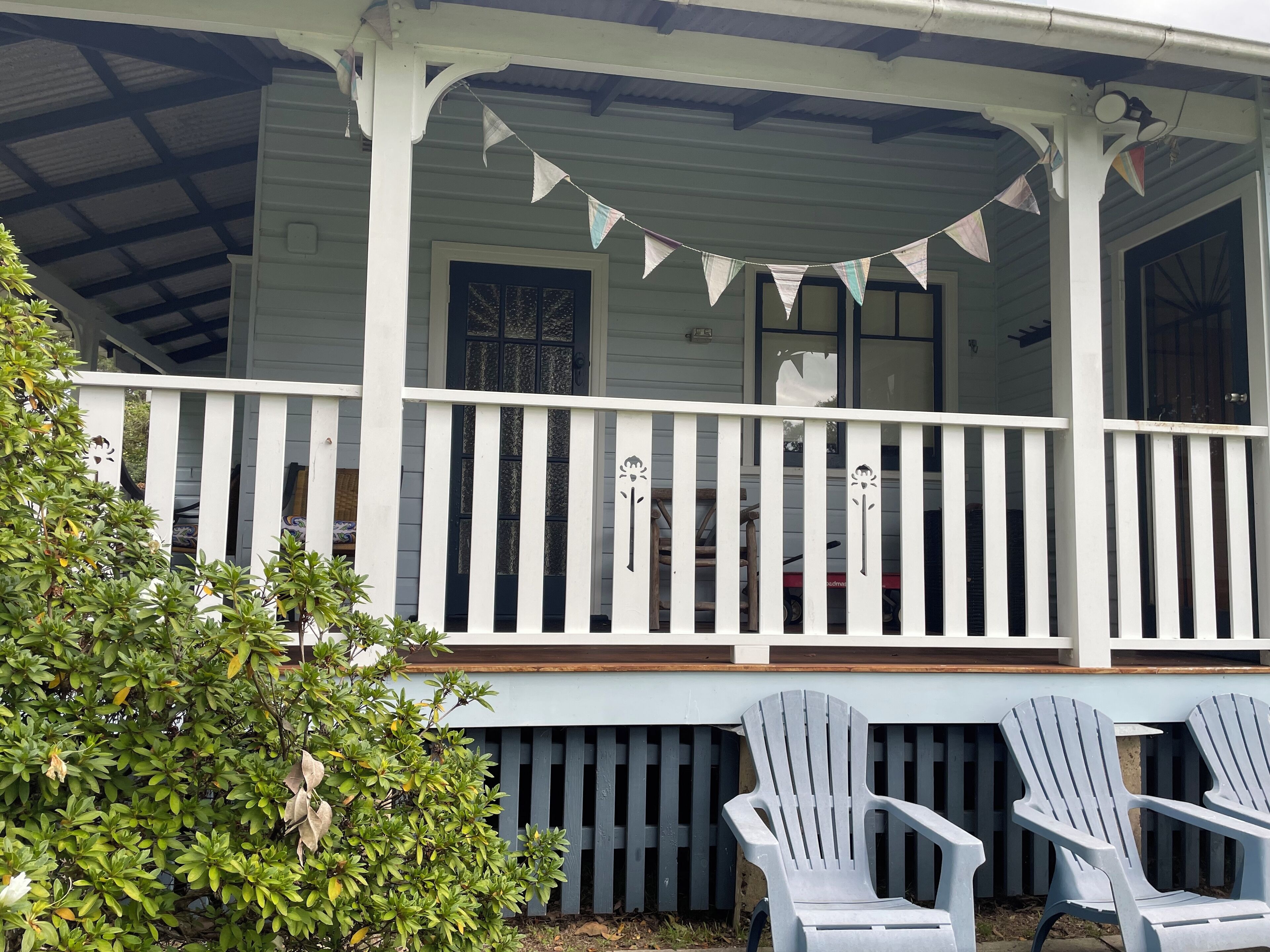 Pet secure  front verandah