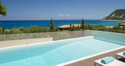 Ionian White Villas 250m from a sandy beach & close to Agios Nikitas!