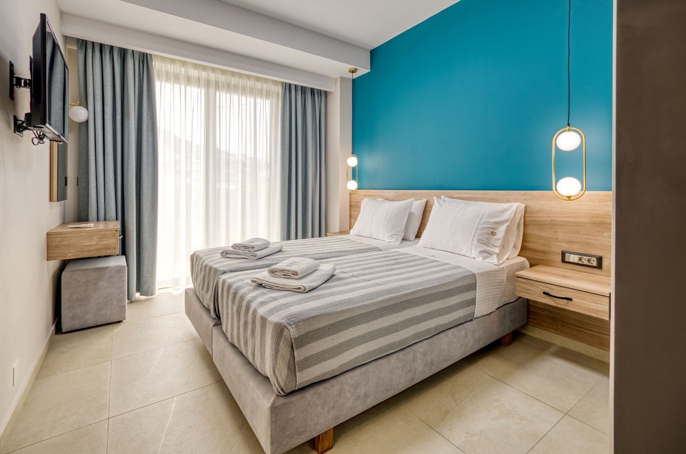 Two Bedroom Suite, Sea View | Premium bedding, in-room safe, individually decorated