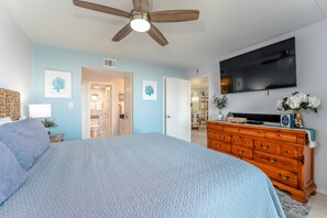 1 bedroom, iron/ironing board, internet, bed sheets
