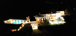 Front of property – evening/night