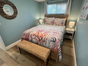 2 bedrooms, iron/ironing board, travel cot, free WiFi