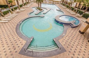 Indoor pool, outdoor pool
