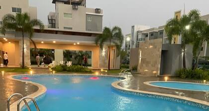3 bedroom apartment, Santiago, pool, playground, 3 Tv,