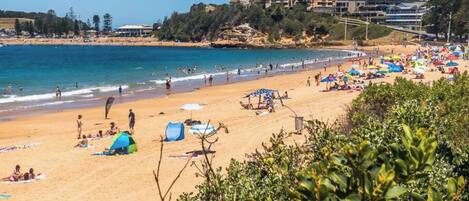 Una spiaggia nelle vicinanze