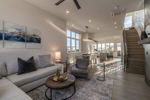 TV, fireplace, stereo - Yampa Valley Viewhouse | Private Gondola | Pool & Multiple Hot Tubs | Close to Slopes (Steamboat Springs)