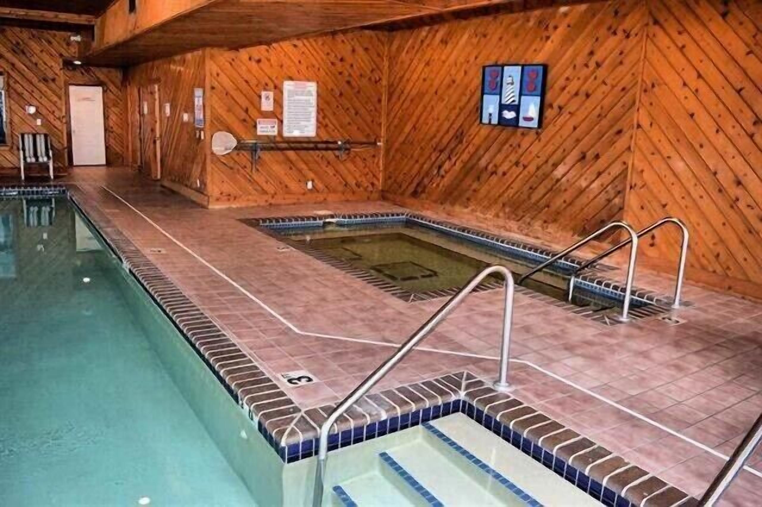 Indoor pool, outdoor pool